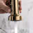 Quality Brushed Gold Kitchen Faucet, Pull Down , Stable Flow, Ceramic Cartridge Elegant Faucet In Gold, Water ,