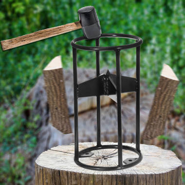  MinWadil 30” Firewood Rack Firewood Holder with Side