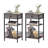 Beom 15.7'' W Metal Nightstand-305154345-288427435