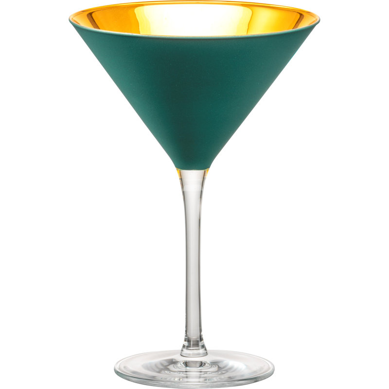 2.25 oz. Crystal Martini Glass, Peacock