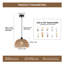 Neill 1 - Light Brown Cone Pendant