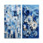 «Blue and White Botanical Tiles I», ensemble de 2 reproductions d'art sur toile-1383706633-1383706638