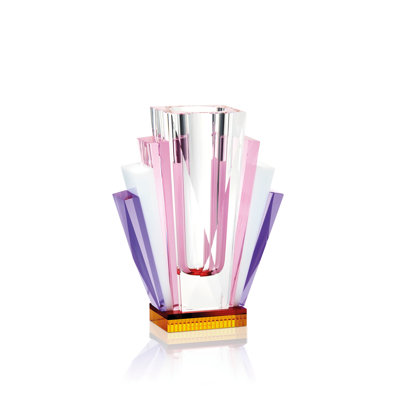 South Beach Handmade Crystal Table Vase