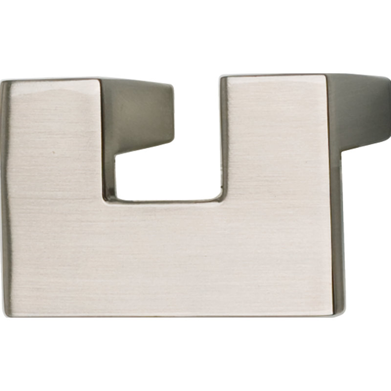 U Turn 1 1/4" Center to Center Bar pull, Brushed Nickel