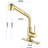 High Arc Pull Down Sink Faucet In Gold And Stainless - Versatile Stream Spray Options Pull-Out Kitchen Usage For Different Needs-560066564