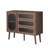  39.5“ Modern Sideboard With Glass Doors