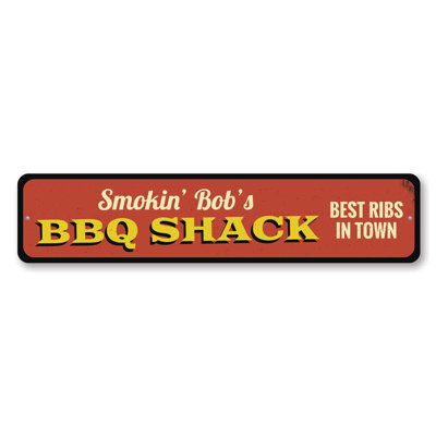 BBQ Shack Custom Aluminum Sign