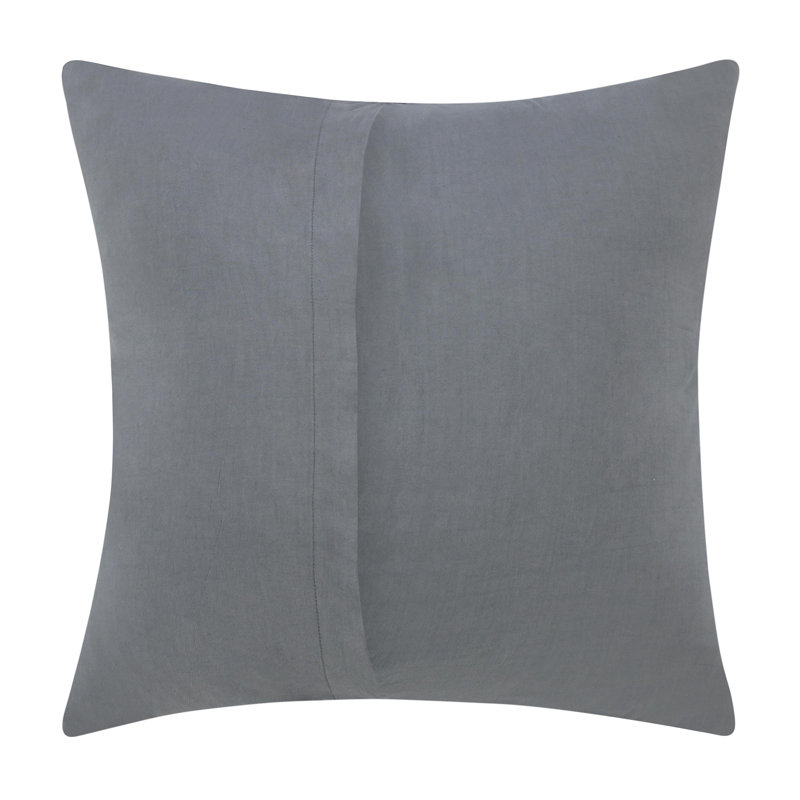 Claire Natural Standard Sham, Euro, White
