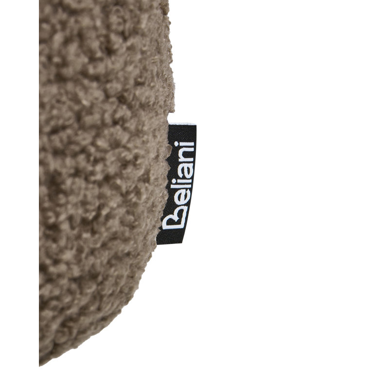 46cm H Boucle Upholstered Accent in Brown