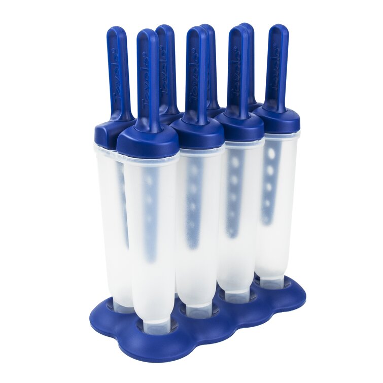 Tovolo Twin Pops Popsicle Molds Makers Set of 4 Makes 8 Juice