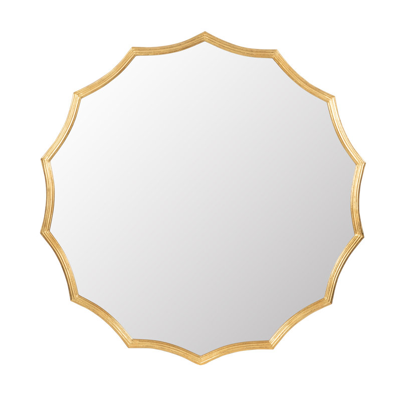 D40" Round Sunburst Wall Mirror With  Finish