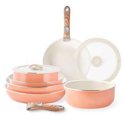 Caannasweis-11 Pieces Nonstick Cookware Sets