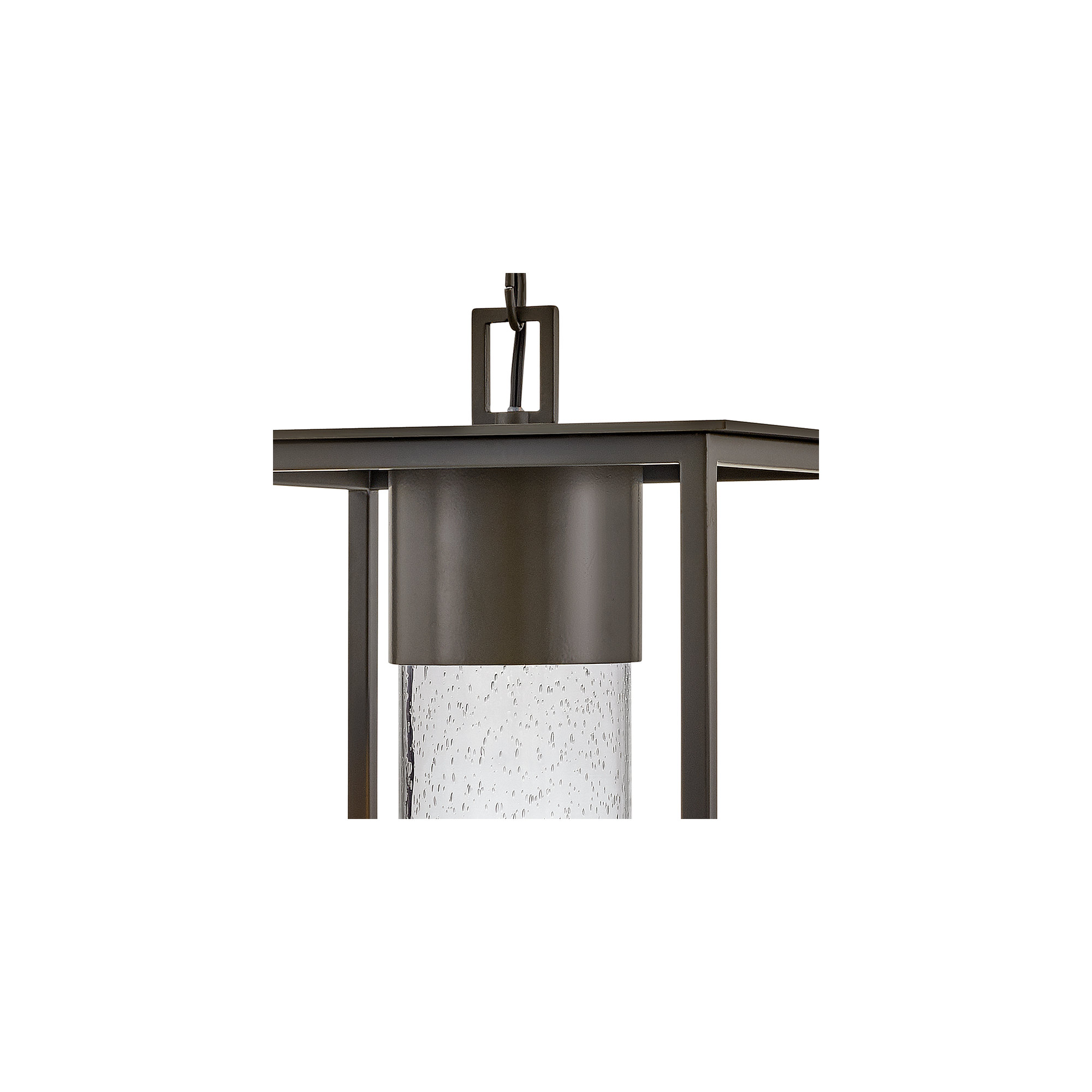 Marilee Seeded Outdoor Composite Pendant, Oil Rubbed Bronze