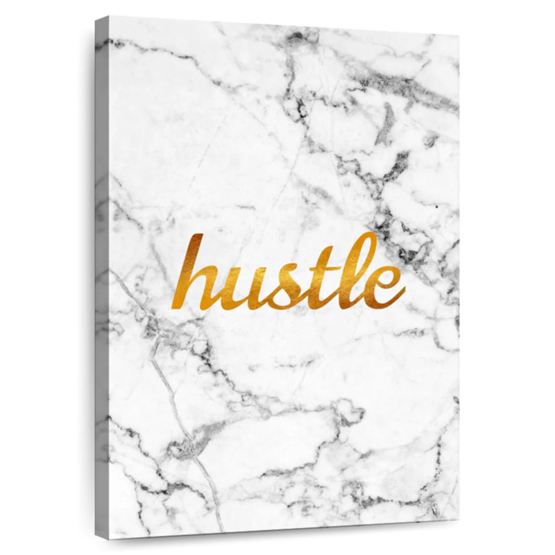 Tergel Hustle Typography, 45" H x 30" W