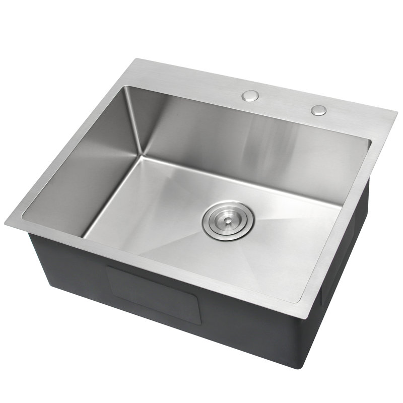 Évier de cuisine encastrable 25 po L x 22 po avec accessoires