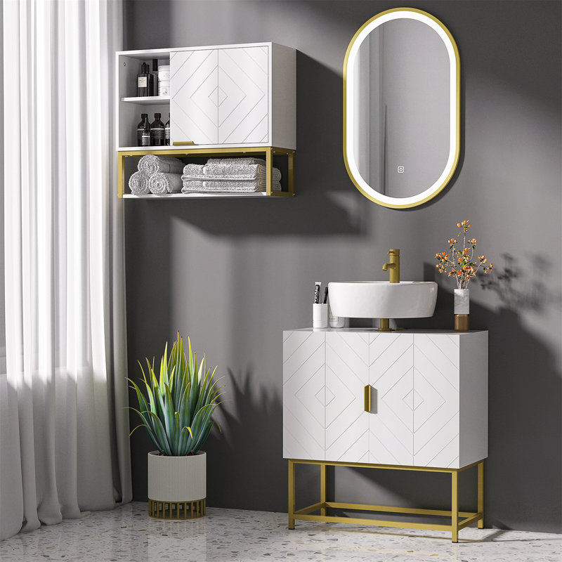 Annadell 60cm Single Bathroom Vanity Base Only