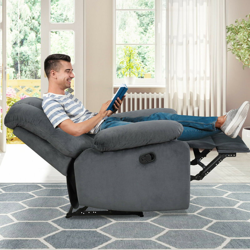 Fauteuil inclinable manuel standard de 35,5 po de largeur, Gris