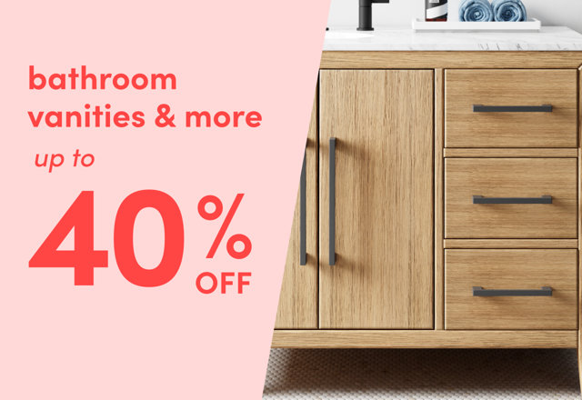 bathroom vanities & more on clearout