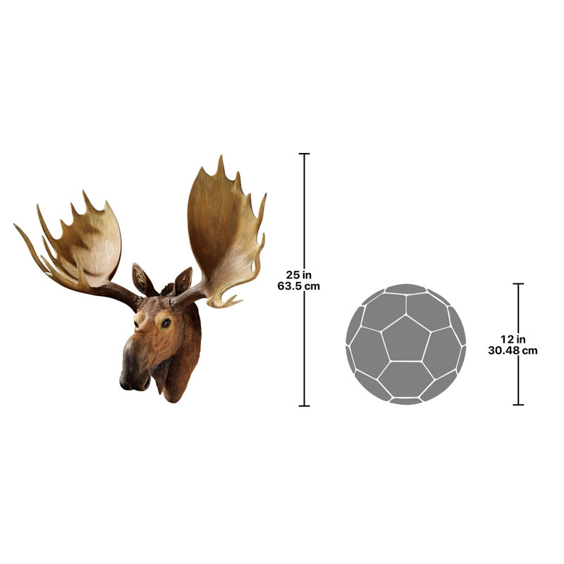 Sculpture murale Alaskan Moose