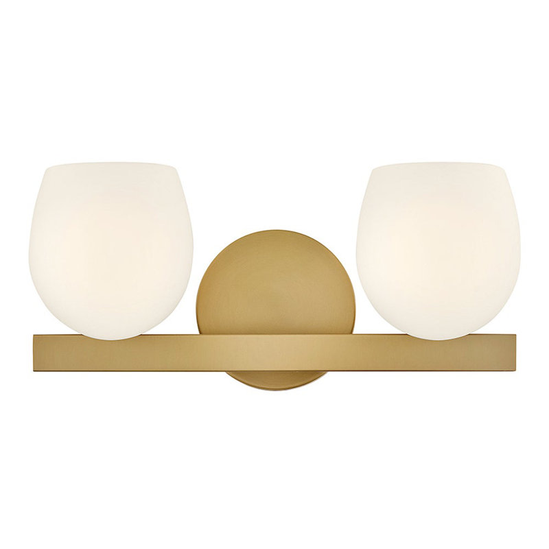 Mae 2 - Light Vanity Light, Lacquered Brass