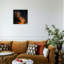 «Black Dramatic Night Sky Cloud», reproduction sur toile abstraite, art mural moderne de 24 po x 24 po