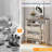 3-Door Barn Door Traie With 1 Shelf 42.7" Width