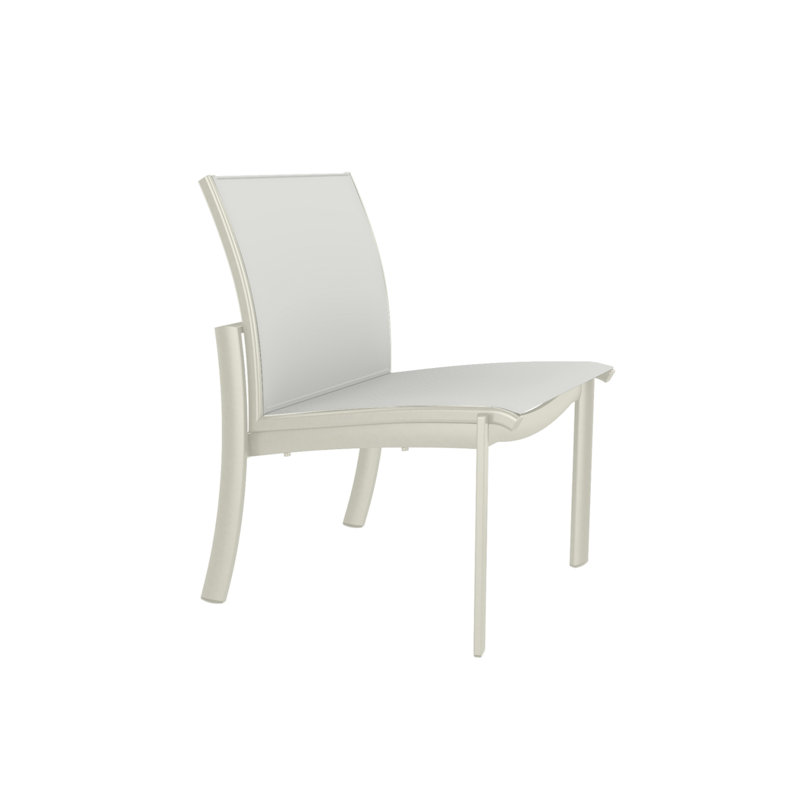 Kor Outdoor Dining Side Chair, Bogota, Parchment
