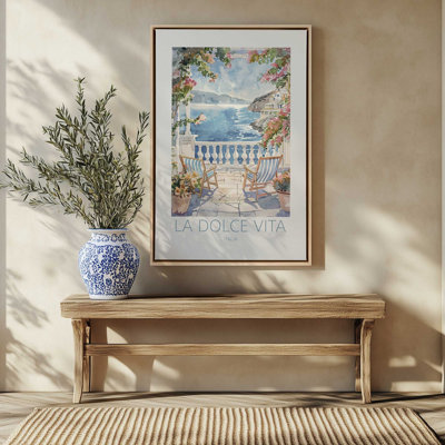 La Dolce Vita View Canvas Art Print
