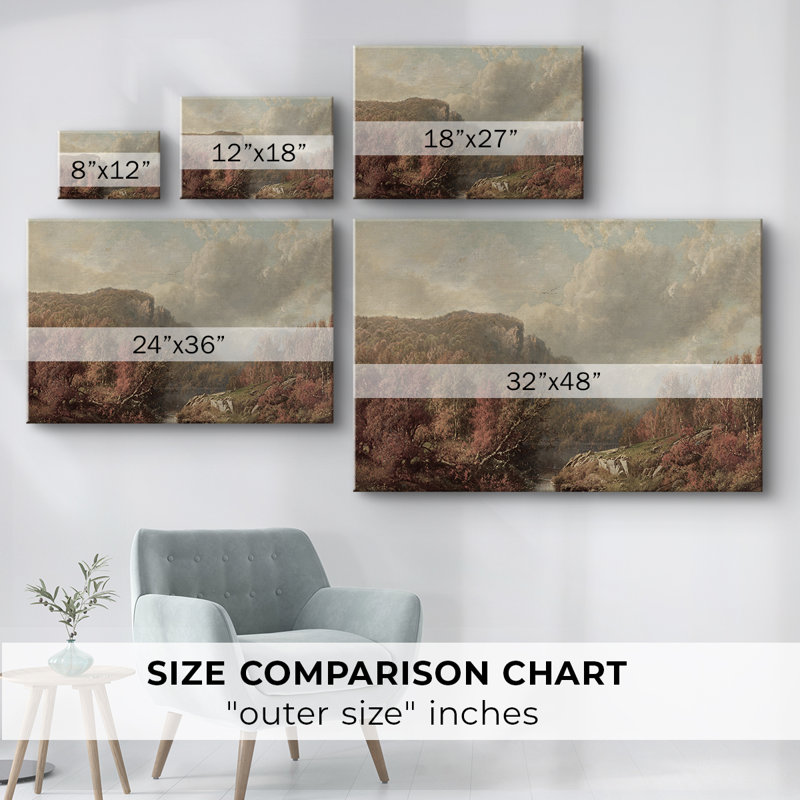 Paysages rétro-CCLVI -Galerie enveloppée Cavas, 40 x 60