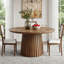 Round Solid Wood Dining Table