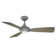 52" Mykonos 3 - Blade Outdoor/Indoor Smart Ceiling Fan with Remote Control and LED Light Kit Included, Works With Alexa and iOS or Android App