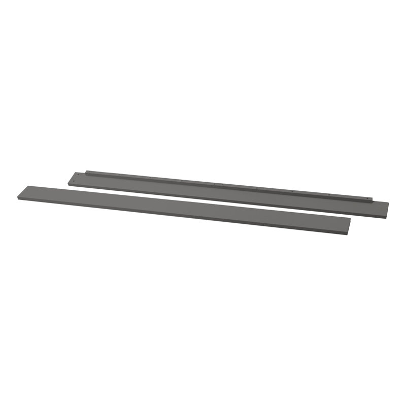 Rails pour lit double, Ardoise / gris manoir