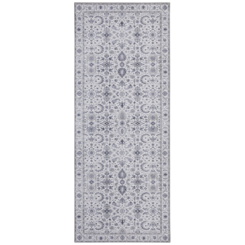 Vivana Tufted Platinum Grey Rug, Runner 80 x 200cm