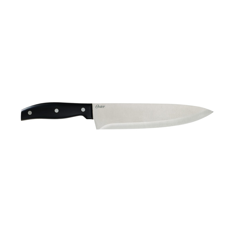 Oster Granger 14-Piece Stainless Steel Knife Set with Wooden Block