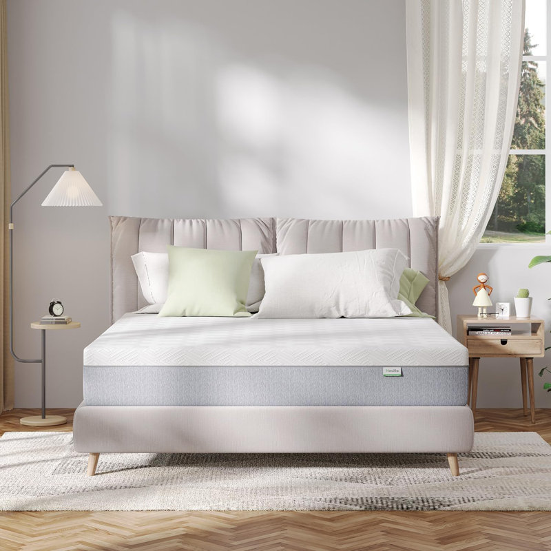 Memory Foam Mattress CertiPUR-US Certified, Cooling Design, Universal Bed Frame Compatible Motion Isolation & Pressure Relief, Mattress in a Box For House