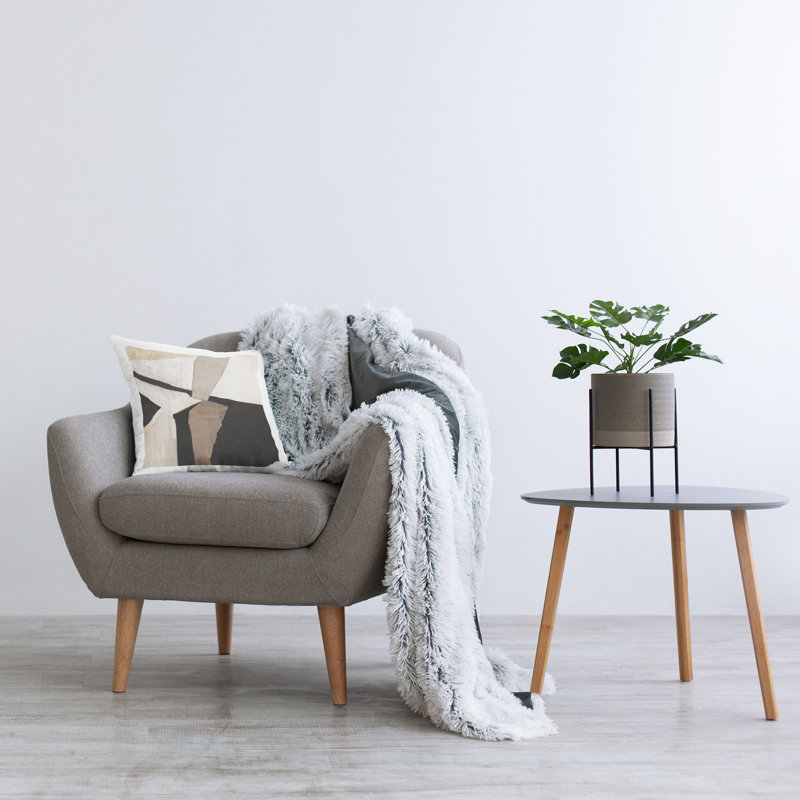Coussin Rustic Neutral Fragments