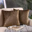Housse et insert de coussin en polyester Bronzing Velvet Collection RY-732696201-732696203