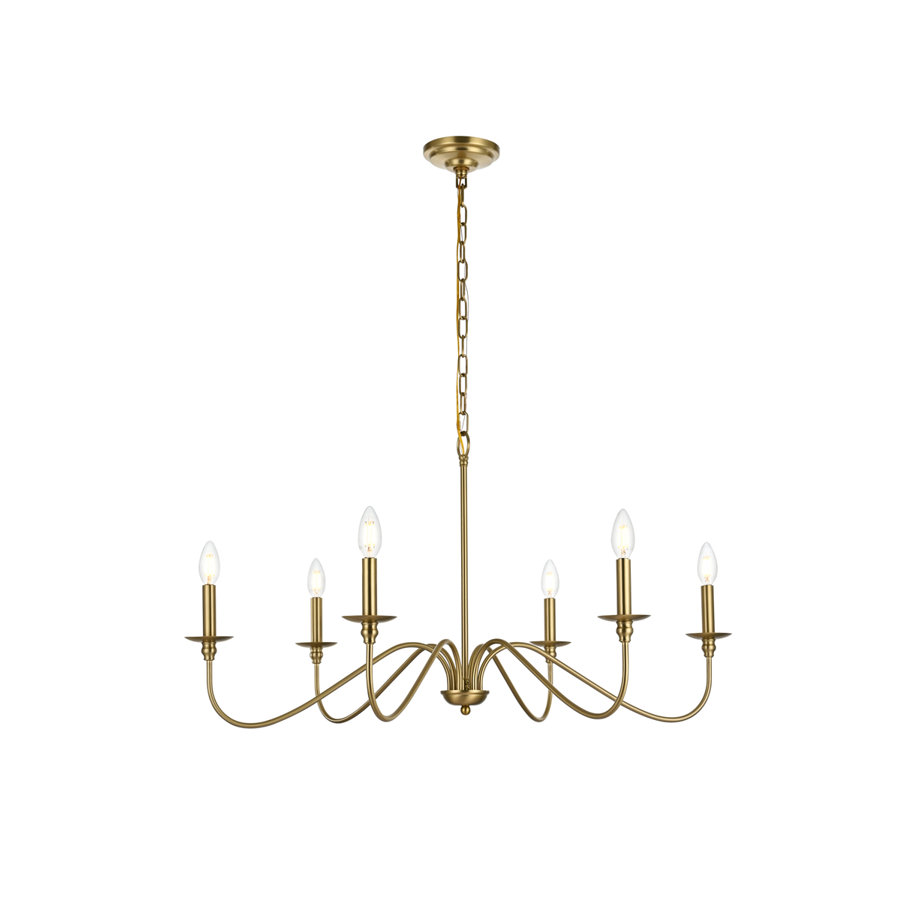 Ableton 6 - Light Candle Style Classic / Traditional Chandelier
