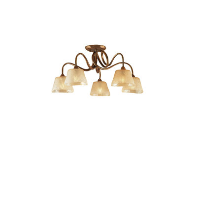 Klassen 5-Light Shaded LED Chandelier