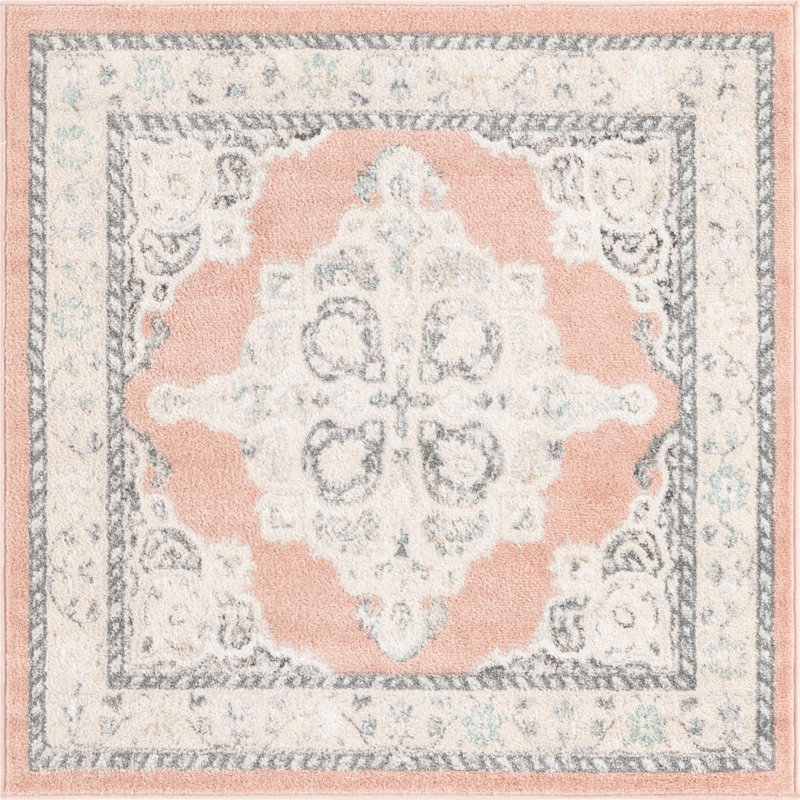 Saira Oriental Indoor Rug, Square 4'