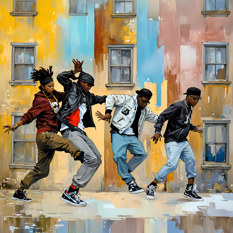 City Hop, 30" H x 30" W