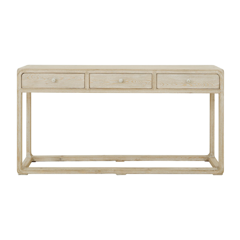 Oluwatobiloba 63'' W Console Table, White Wash