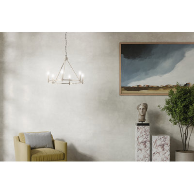 Steel Dimmable Chandelier
