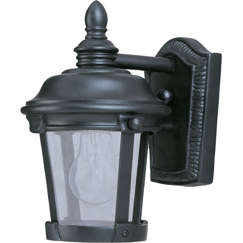 Lanterne murale d’extérieur noire 1 ampoule Eldon