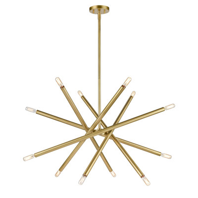 12 - Light Dimmable Sputnik Sphere Chandelier