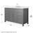 Beckett 54" Freestanding Single Bathroom Vanity with Quartz Top-108351908-108351902-108351903