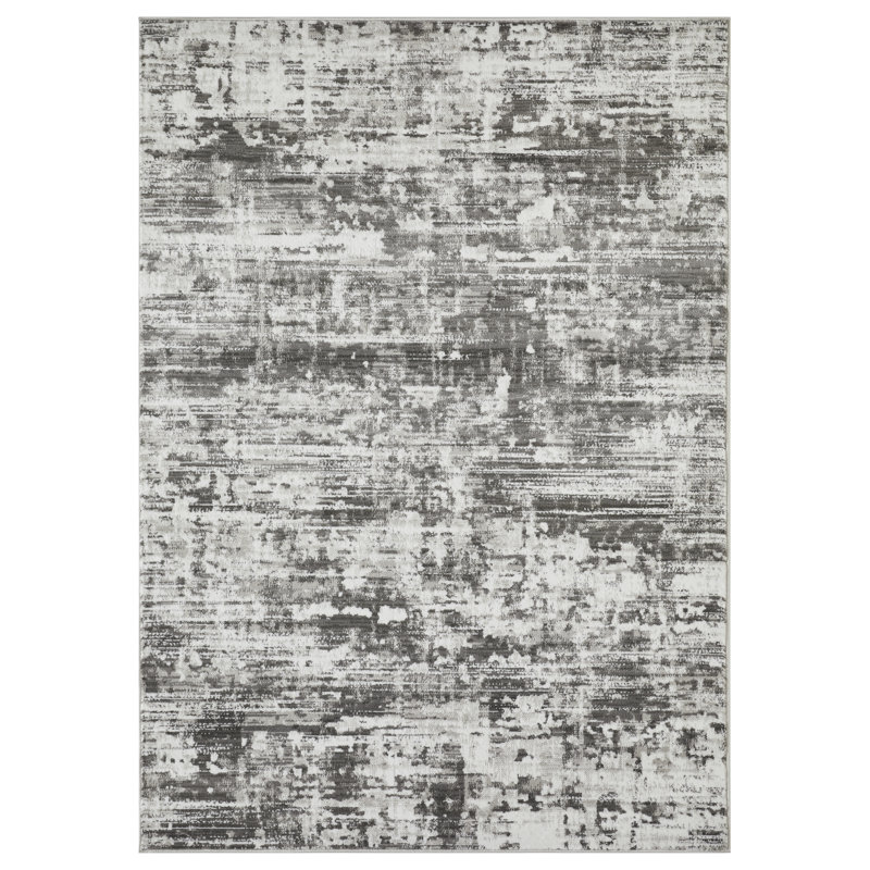 Siante Abstract Indoor Rug, Rectangle 9'10" x 12'10"