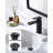 Lift Rod Bathroom Sink Drain with Overflow-104123046