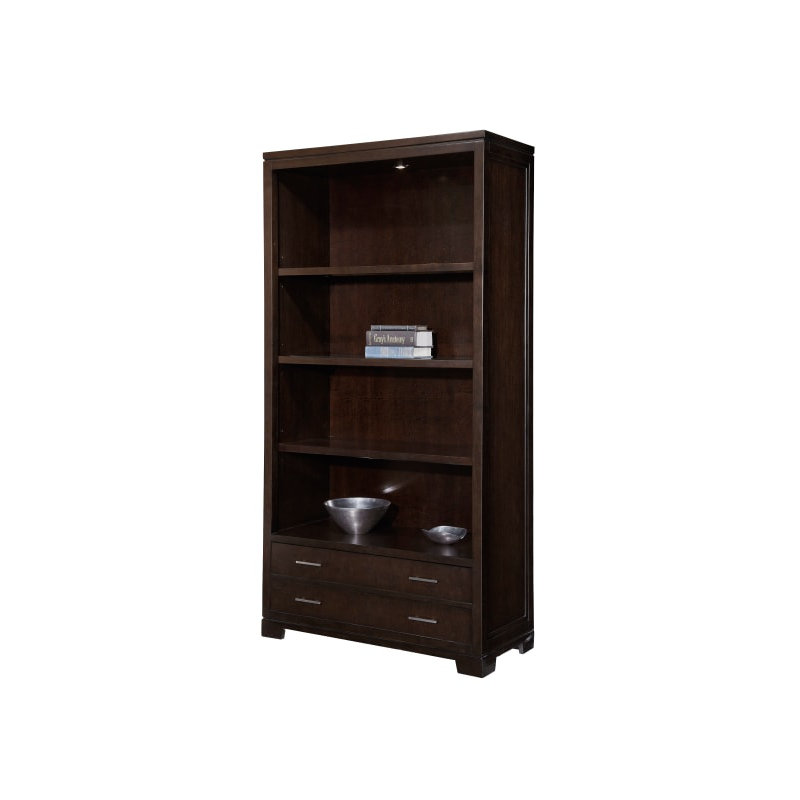 Mocha Executive Center Storage Bookcase