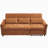82" W Three-Seater Chenille Upholstered Sofa, 2-In-1 Convertible Sleeper Sofa With Reversible Recliner-940961783